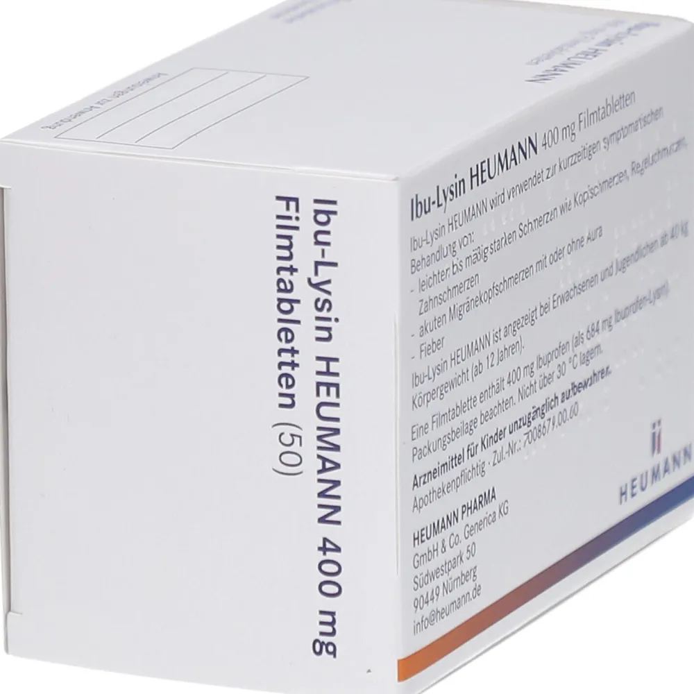 Ibu-Lysin HEUMANN 400 mg Filmtabletten| Hot