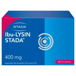 Ibu-LYSIN STADA® 400 mg Filmtabletten, wirksam bei Schmerzen und Fieber>