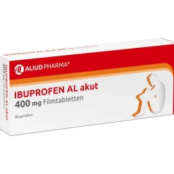 Ibuprofen AL akut 400 mg Filmtabletten bei akuten Schmerzen>Aliud
