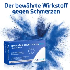 Ibuprofen axicur® 400 mg akut Filmtabletten> Best