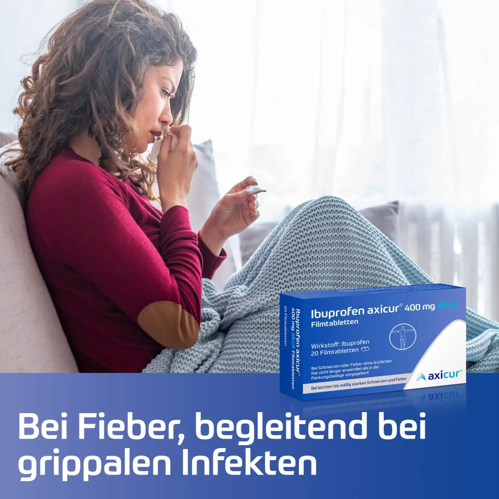 Ibuprofen axicur® 400 mg akut Filmtabletten> Best