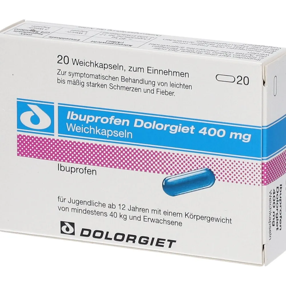 Ibuprofen Dolorgiet 400 mg| Hot