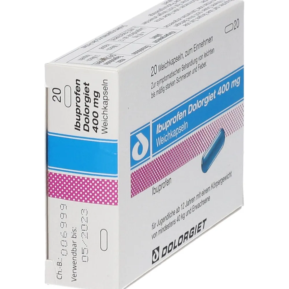 Ibuprofen Dolorgiet 400 mg| Hot