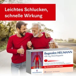 Ibuprofen HEUMANN 400 mg Weichkapseln> Hot
