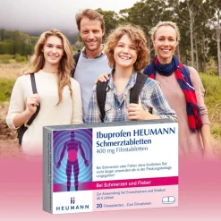Schmerztabletten 400 mg Filmtabletten|Ibuprofen Heumann Best