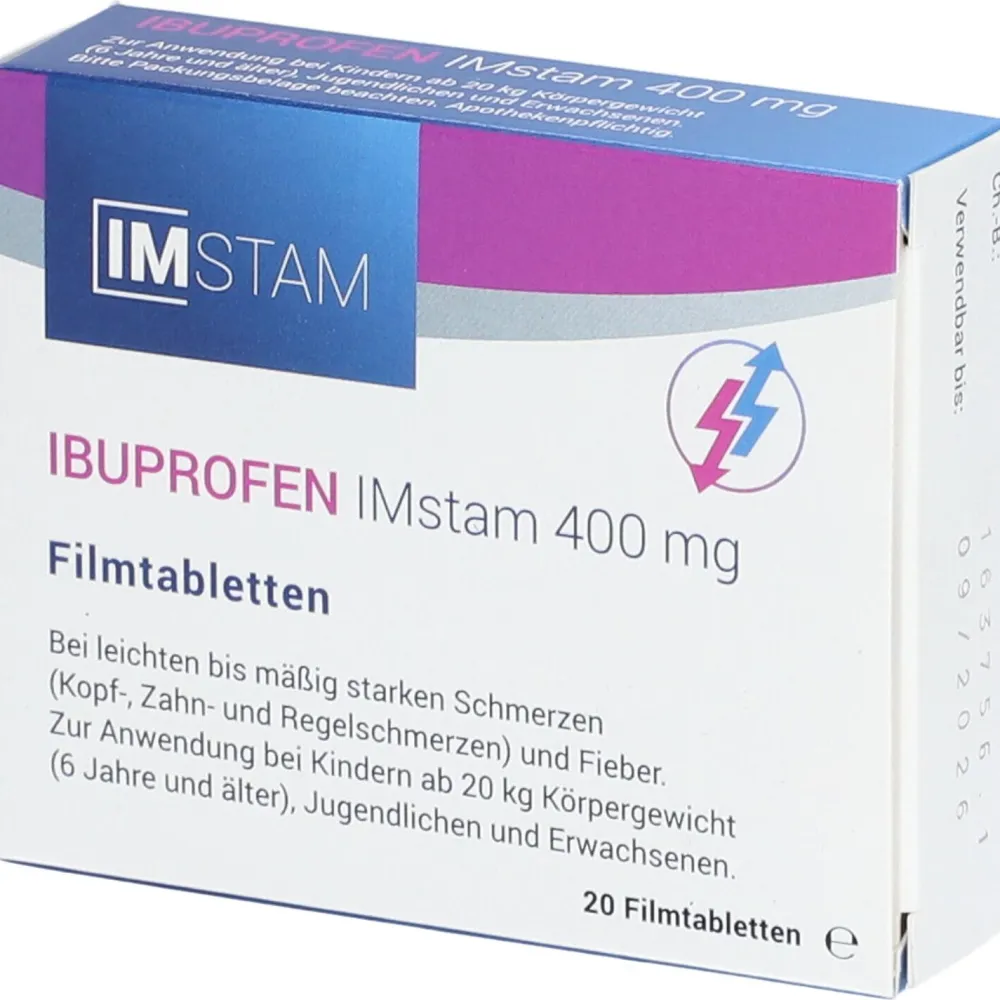 IBUPROFEN IMstam 400 mg Filmtabletten> New