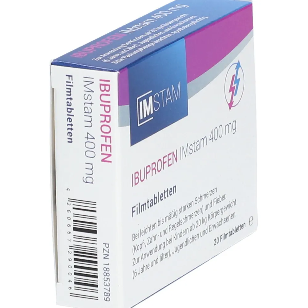 IBUPROFEN IMstam 400 mg Filmtabletten> New