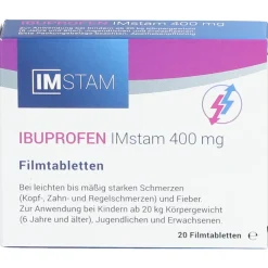 IBUPROFEN IMstam 400 mg Filmtabletten><noscript><img width=