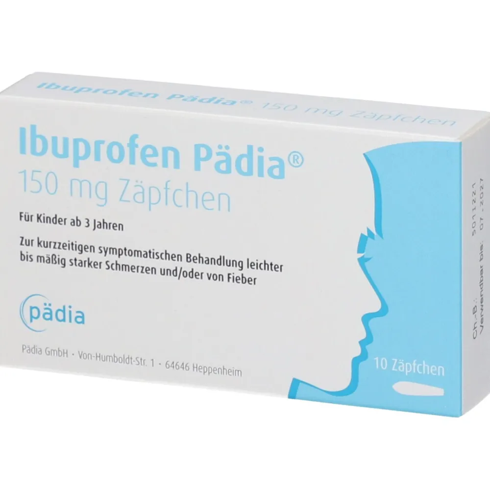 Pädia® 150 mg Zäpfchen>Ibuprofen Best