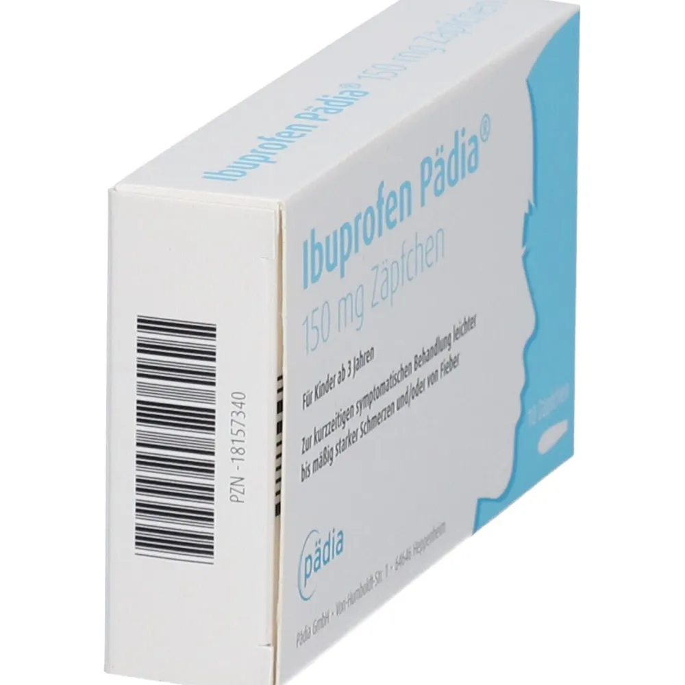 Pädia® 150 mg Zäpfchen>Ibuprofen Best