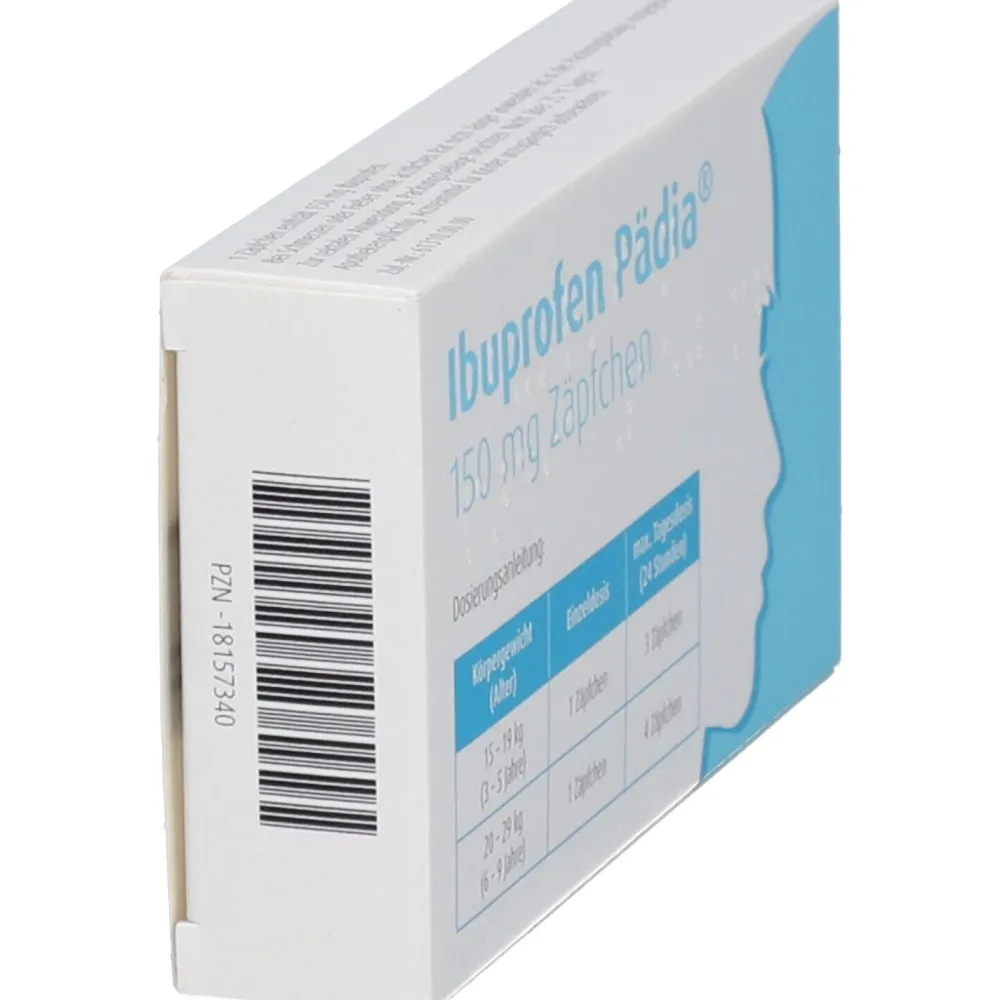 Pädia® 150 mg Zäpfchen>Ibuprofen Best