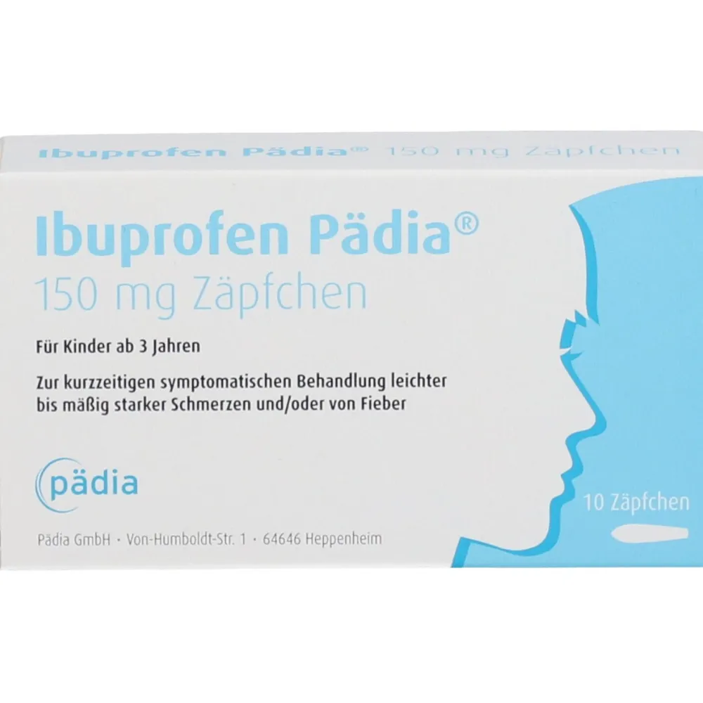 Pädia® 150 mg Zäpfchen>Ibuprofen Best
