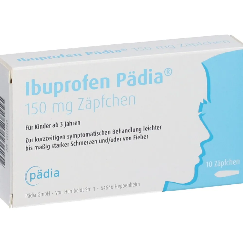 Pädia® 150 mg Zäpfchen>Ibuprofen Best