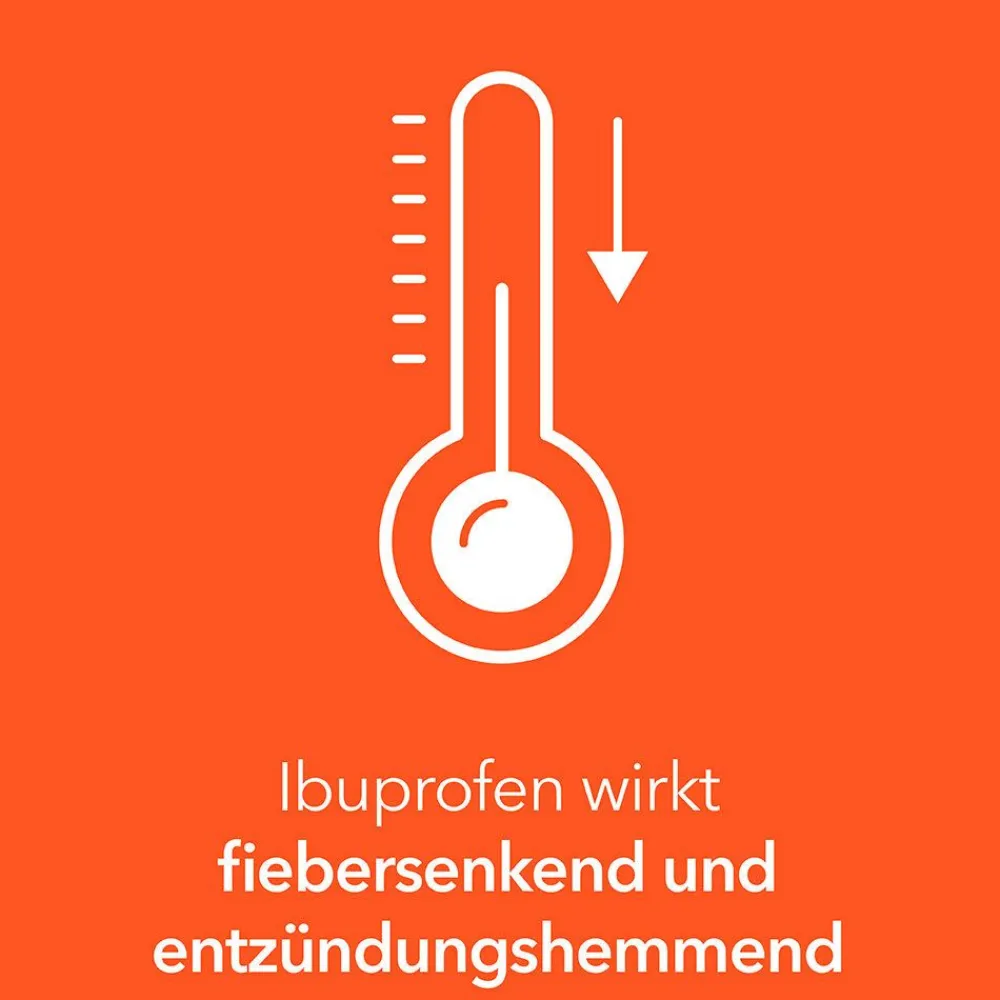 IBU-® direkt 200 mg Pulver: Schmerzmittel für unterwegs mit dem Wirkstoff Ibuprofen, bei vielfältigen Schmerzarten, Fieber und Entzündungen|ratiopharm