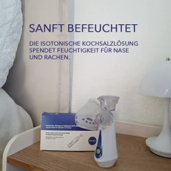 IEA Medical Inhalationsgerät und Kochsalzlösung (20x5ml) Bundle| Best
