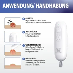 Insektenstichheiler elektrisch, Mückenstich Hitzestift, Mückenstichheiler, Hitzestift|IEA MEDICAL Discount