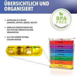 IEA Medical Medikamentenbox und Tablettenteiler Set| Outlet