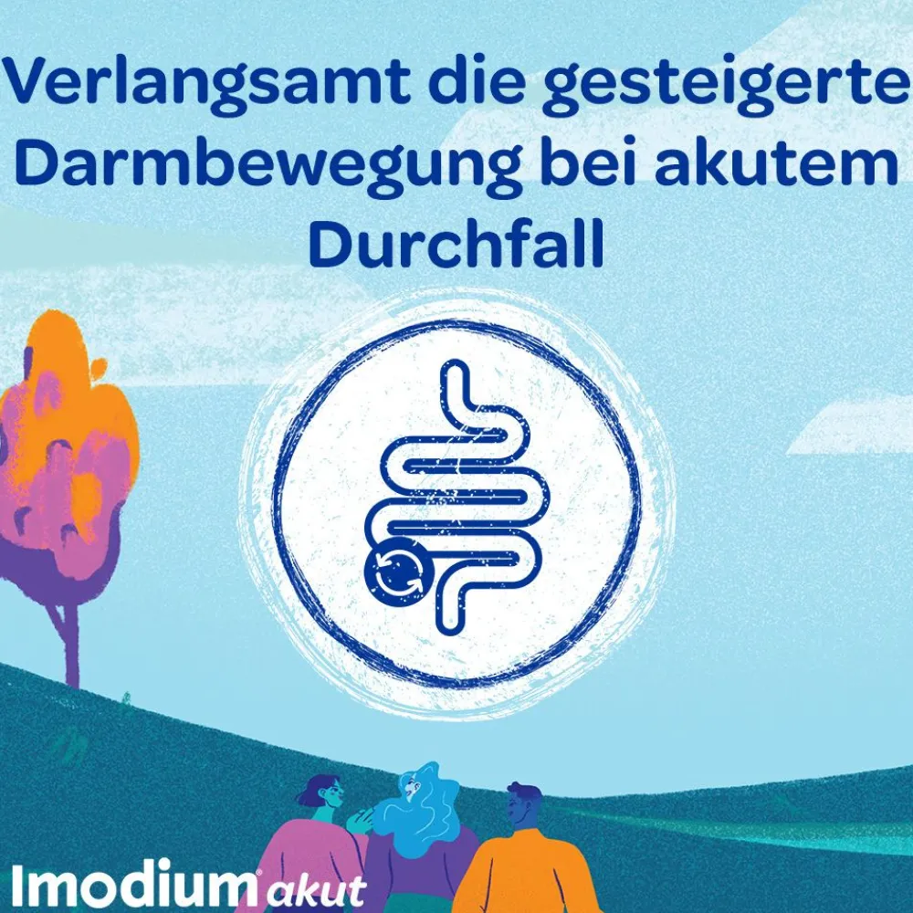 Imodium® akut lingual - bei akutem Durchfall, schmilzt auf der Zunge>Imodium akut Outlet