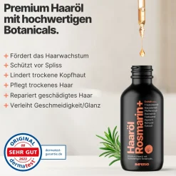 ® Haaröl Rosmarin+ revitalisierendes Haaröl für mehr Haarwachstum>IMPERIO Outlet