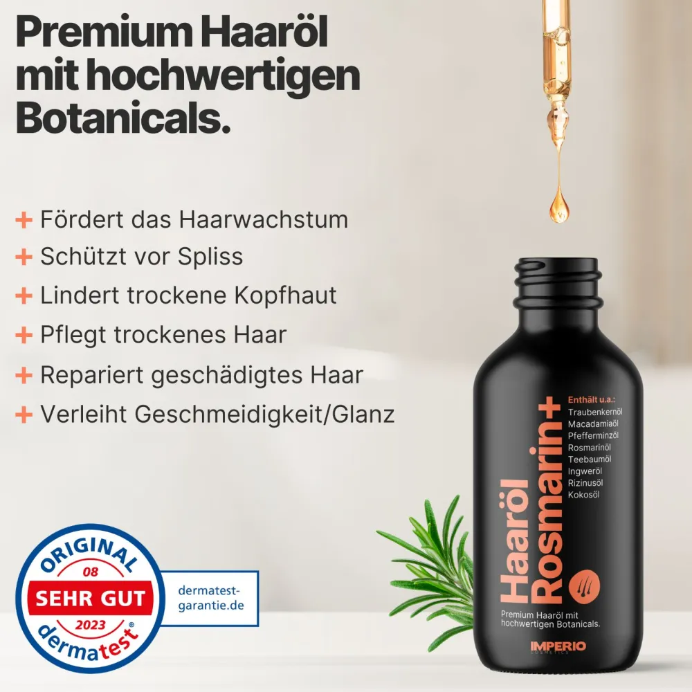® Haaröl Rosmarin+ revitalisierendes Haaröl für mehr Haarwachstum>IMPERIO Outlet