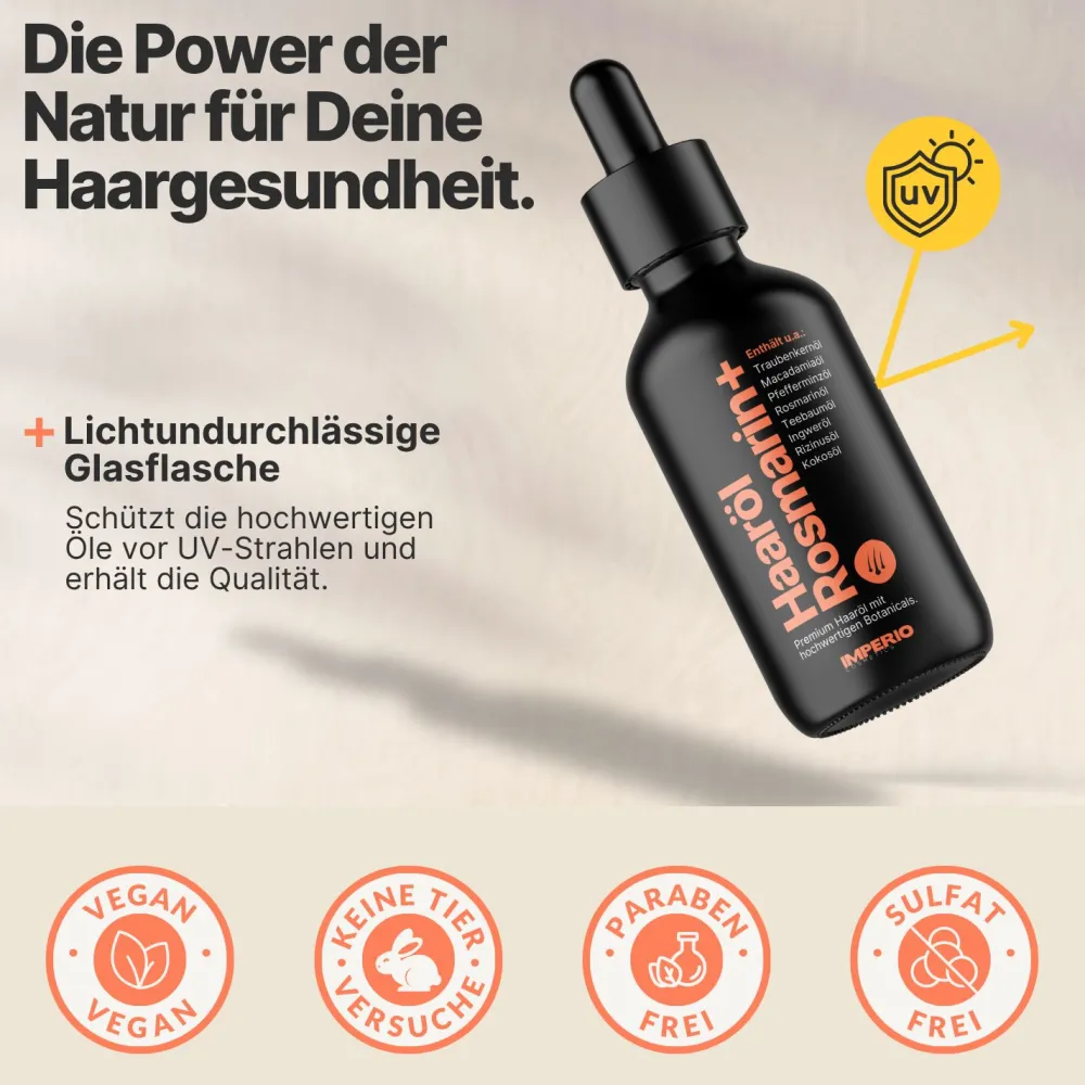 ® Haaröl Rosmarin+ revitalisierendes Haaröl für mehr Haarwachstum>IMPERIO Outlet
