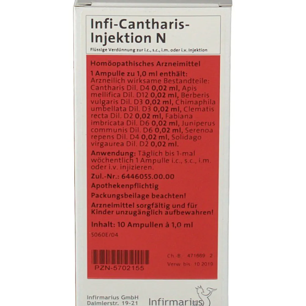 Infi-Cantharis-Injektion N> Outlet
