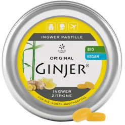 Ingwer GINJER Bio-Pastille Zitrone| Outlet