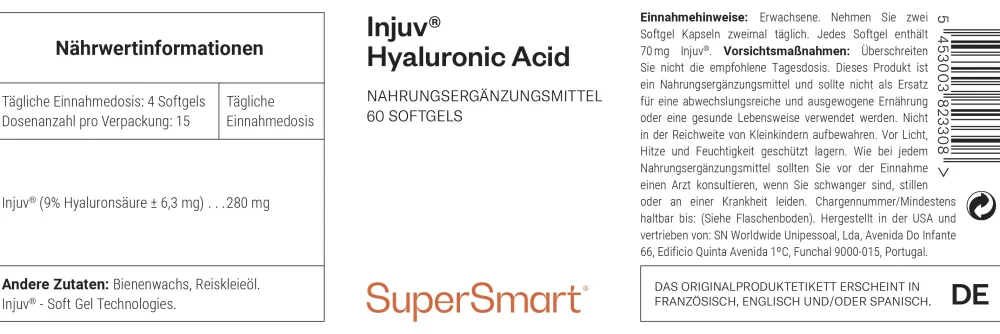 Injuv® Hyaluronsäure - SuperSmart> Best