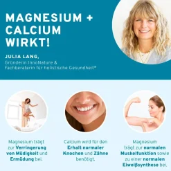 Magnesium + Calcium Kapseln | Rotalge und Magnesiumoxid | vegan><noscript><img width=