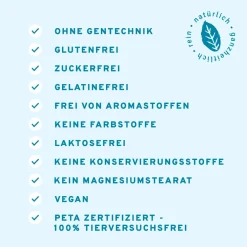 Magnesium + Calcium Kapseln | Rotalge und Magnesiumoxid | vegan><noscript><img width=