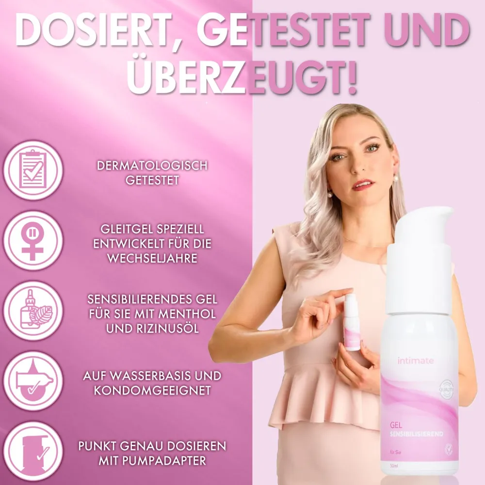INTIMATE sensibilisierendes Gel Gleitmittel für Frauen bei Scheidentrockenheit> Online
