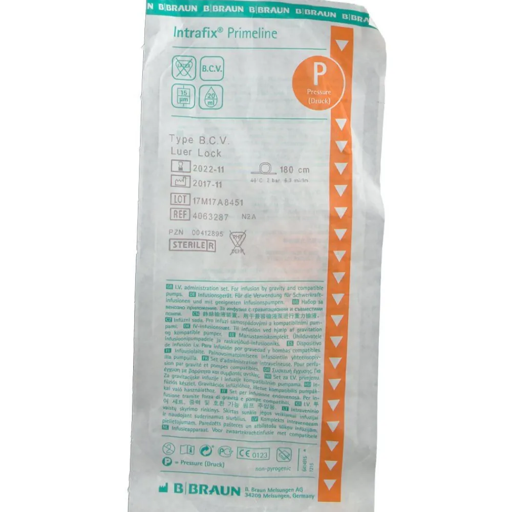 Intrafix® Air Rückschlagventil 180 cm>B-BRAUN New