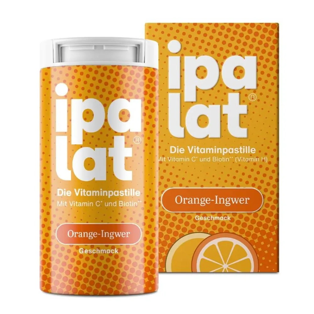 ipalat® Die Vitaminpastille Orange-Ingwer> Hot