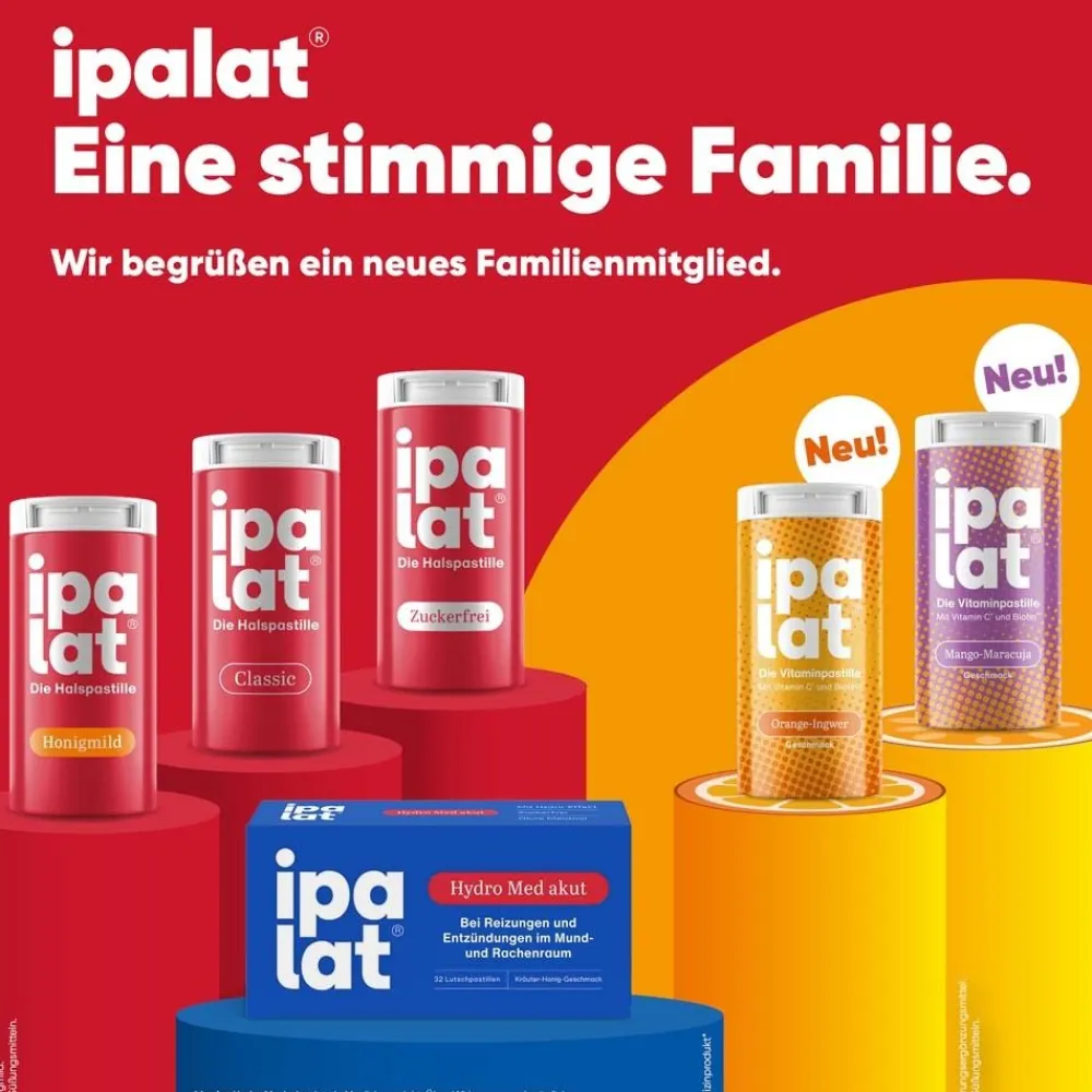 ipalat® Die Vitaminpastille Orange-Ingwer> Hot