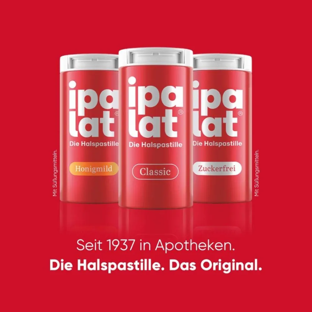 ipalat® Honigmild mentholfrei>ipalat Halspastillen New
