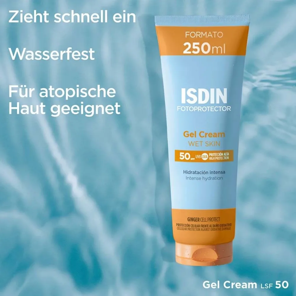 Fotoprotector Gel Cream LSF 50 Sonnenmilch für empfindliche Haut|ISDIN Hot