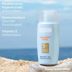 Fusion Water Magic Sonnencreme Gesicht LSF 50 - sehr hoher Sonnenschutz mit Full-Spectrum Schutz><noscript><img width=