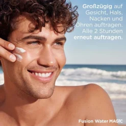 Fusion Water Magic Sonnencreme Gesicht LSF 50 - sehr hoher Sonnenschutz mit Full-Spectrum Schutz><noscript><img width=