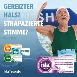 cassis Halspastillen bei Halskratzen und Reizhusten>isla Hot