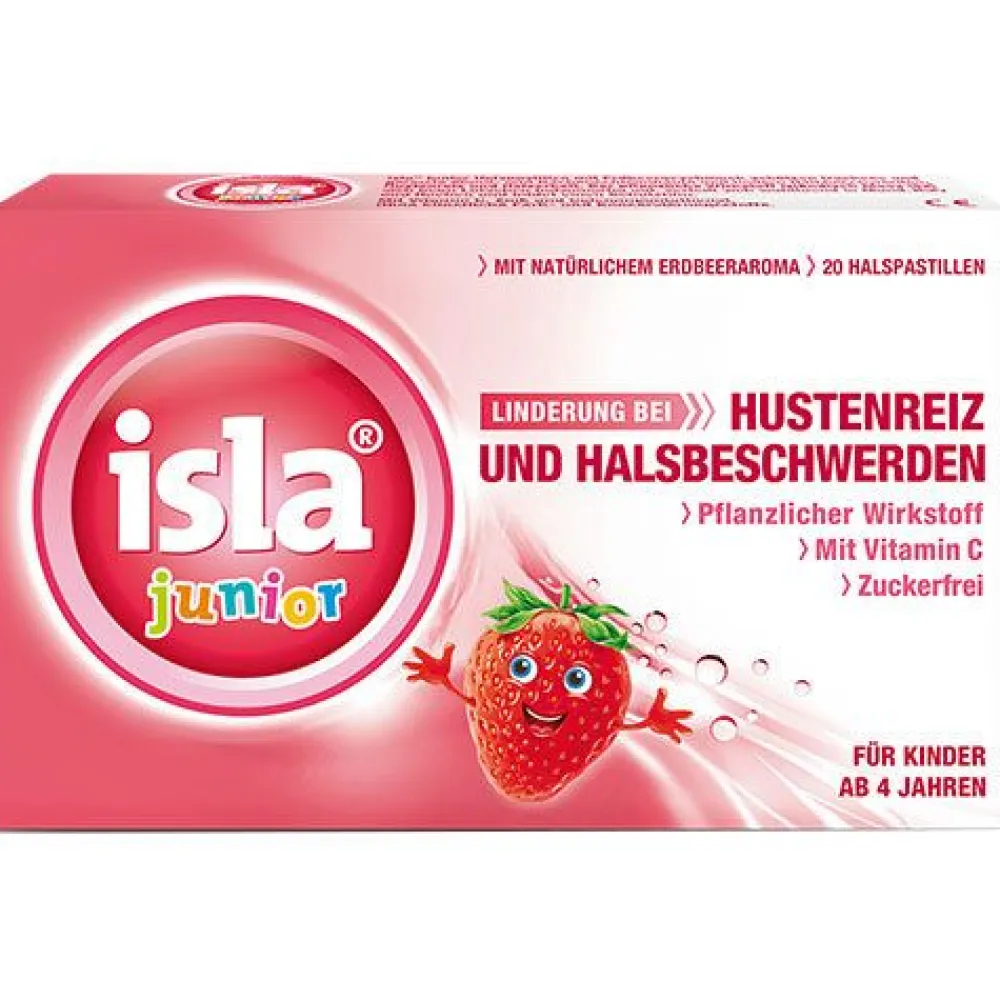 junior Halspastillen bei Kinderhalsschmerzen|isla Discount
