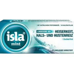 mint Halspastillen bei Halskratzen und Reizhusten|isla Hot