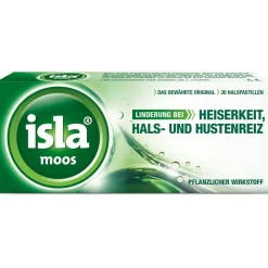 moos Halspastillen bei Halskratzen und Reizhusten|isla New