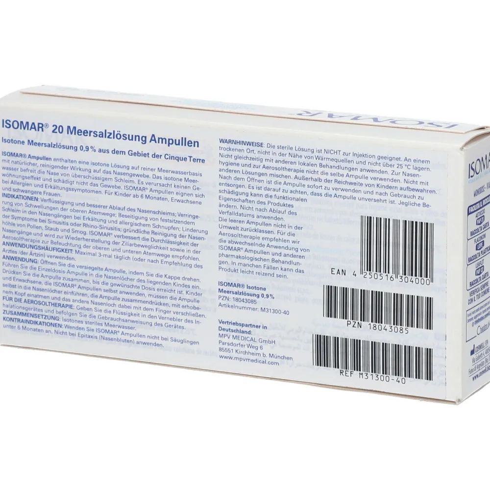 ISOMAR® Isotonische Meersalzlösung 0,9% Salzgehalt> Discount