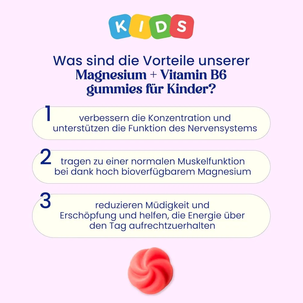 Jelly Pills Magnesium Gummis Kinder|