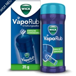 Jetzt NEU - WICK VapoRub Erkältungssalbe im Stick zur Linderung von 4 Erkältungssymptomen> Online