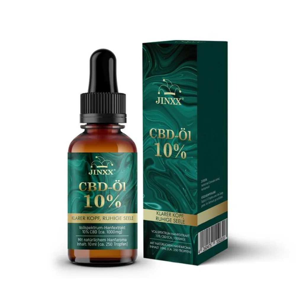Jinxx - 10% Vollspektrum CBD Öl THC-frei> Sale
