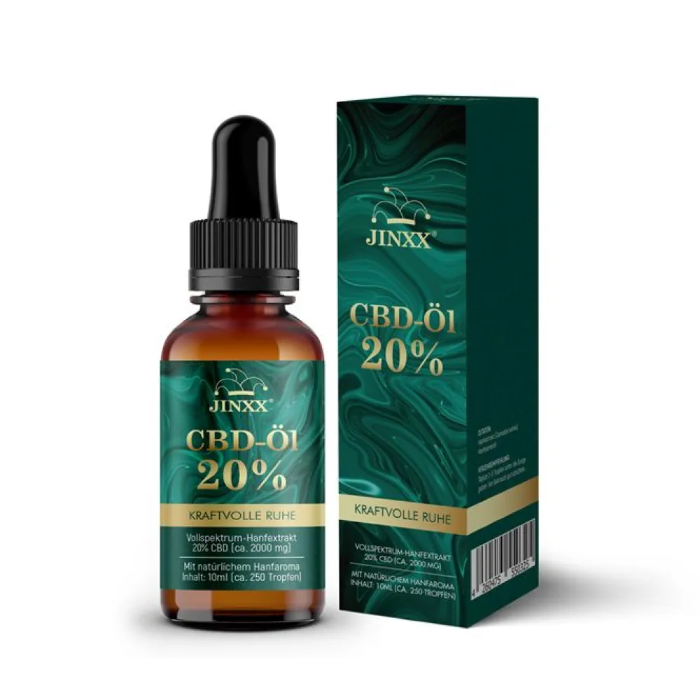 Jinxx - 20% Vollspektrum CBD Öl THC-frei| Discount