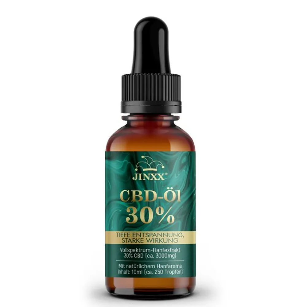 Jinxx - 30% Vollspektrum CBD Öl THC-frei| Online