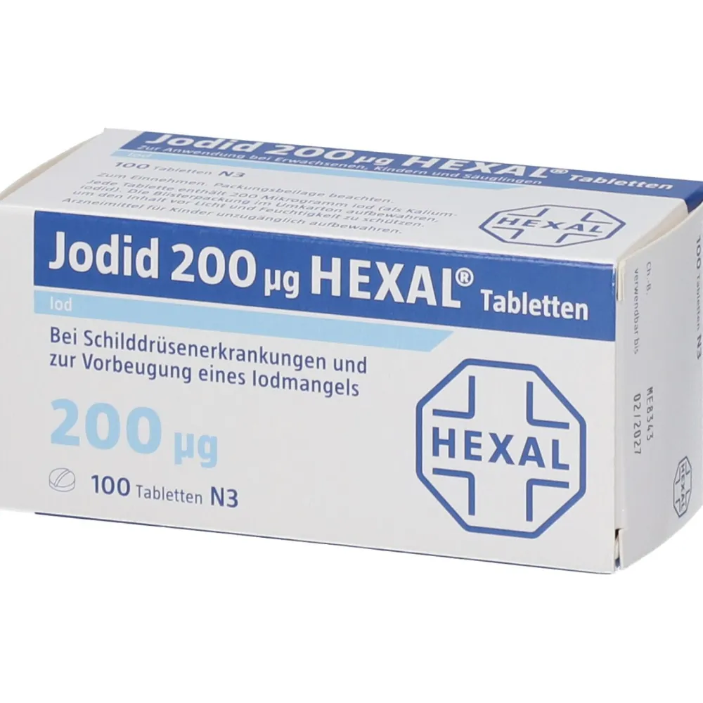 Jodid 200 µg ®>Hexal Hot