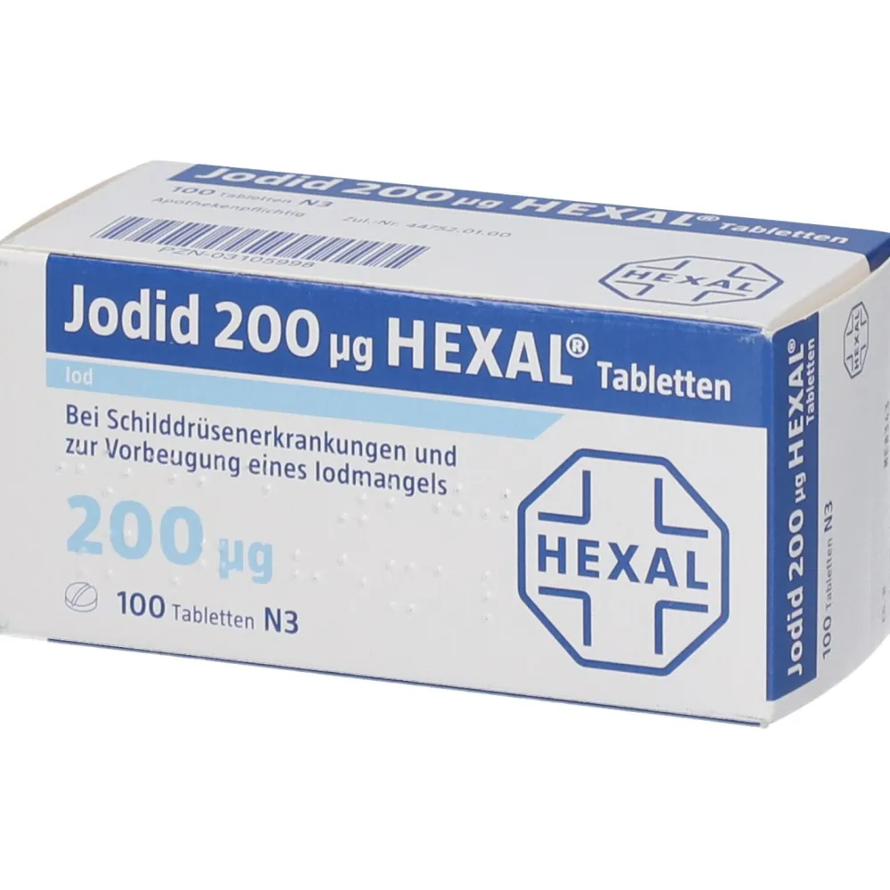Jodid 200 µg ®>Hexal Hot
